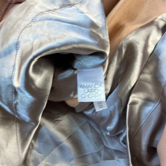 Cynthia Laird Cherry dusty pink coat dress, size 32 or small - Picture 6 of 9